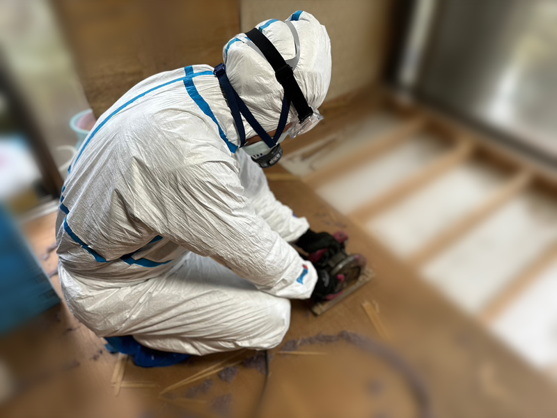 特殊清掃 作業写真