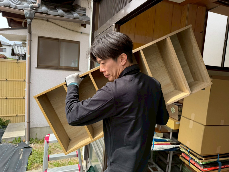 残置物撤去回収 作業写真