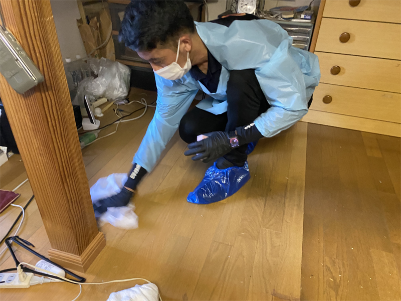 作業現場の写真